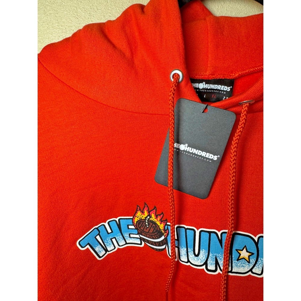 NWT - THE HUNDREDS KONG BAR HOODIE ORANGE XL